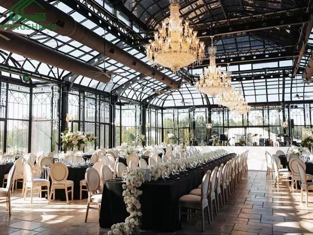 Victorian greenhouse, greenhouse wedding venue, Victorian style greenhouse